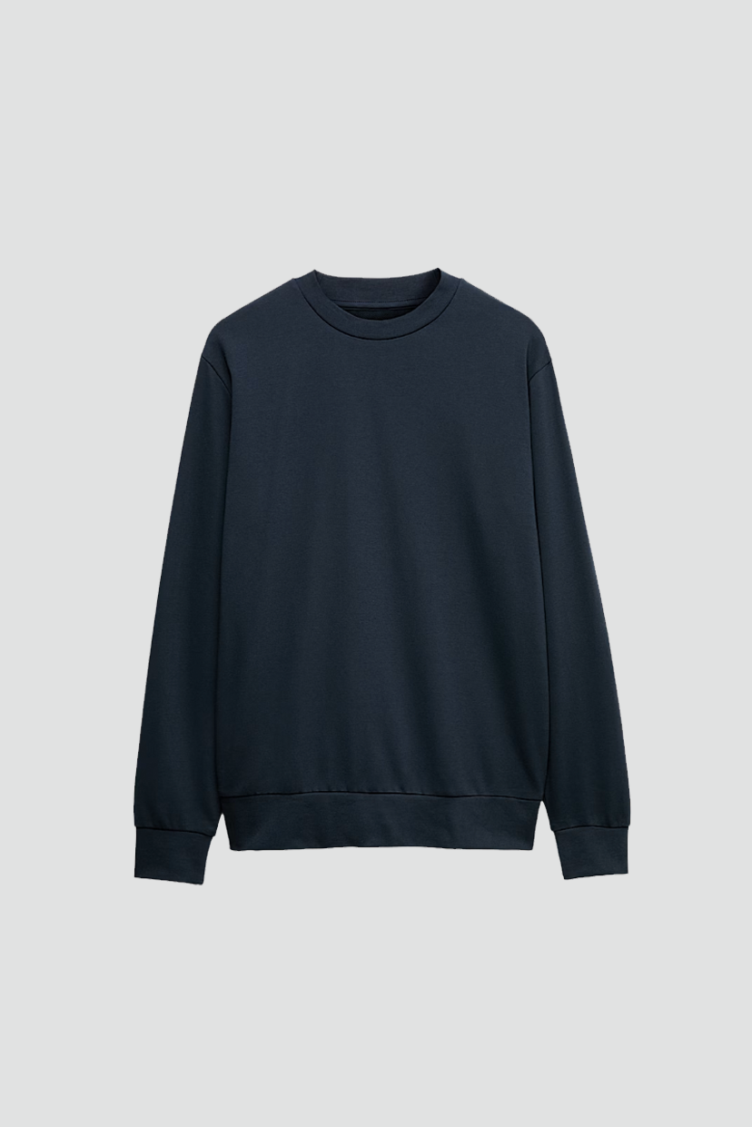 Cotton Rich Crew Neck Sweatshirt